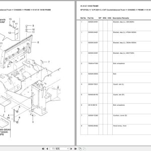 Caterpillar Forklift EP15TCBJ Europe Parts Catalog (1)