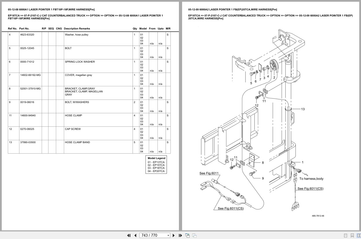 Caterpillar Forklift EP18TCA Europe Parts Catalog (2)