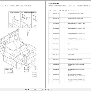 Caterpillar Forklift EP20CA1J Europe Parts Catalog (1)