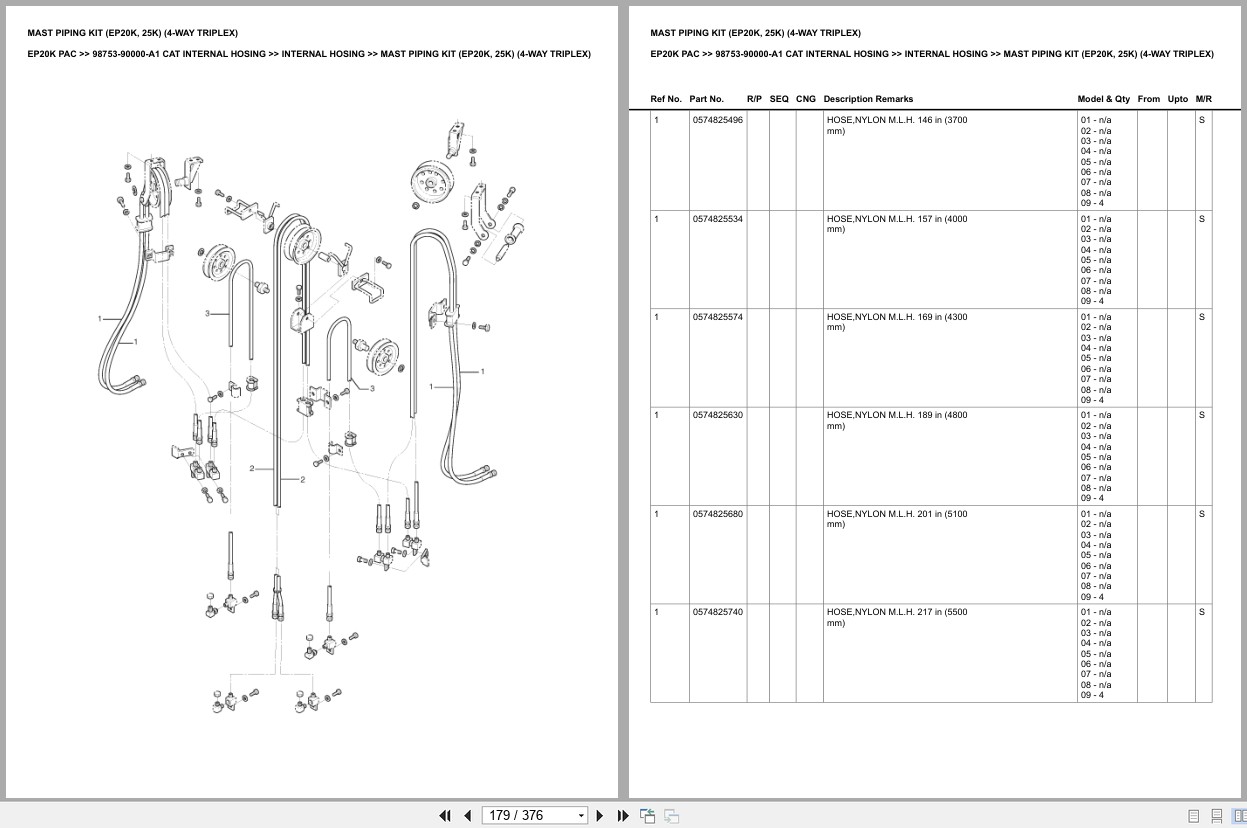 Caterpillar Forklift EP20K PAC Europe Parts Catalog (2)
