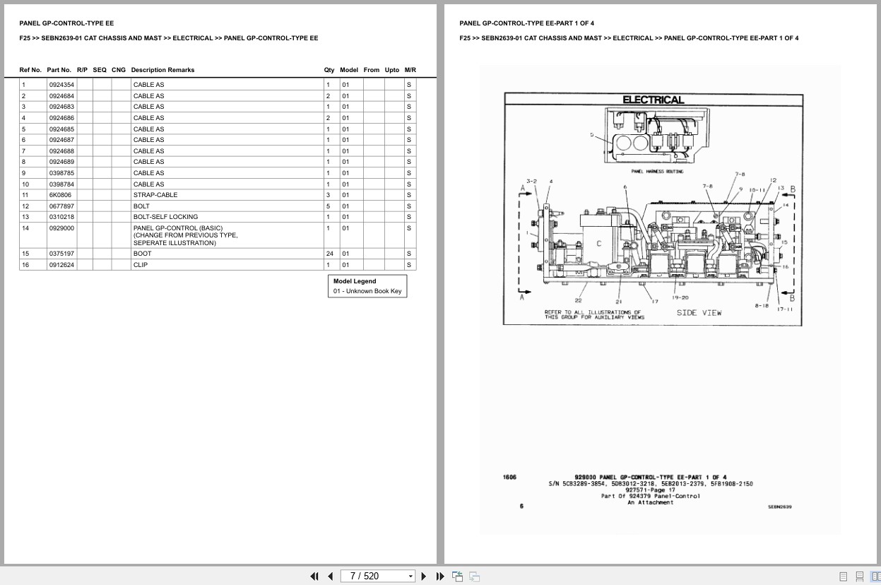 Caterpillar Forklift F25 Europe Parts Catalog (2)