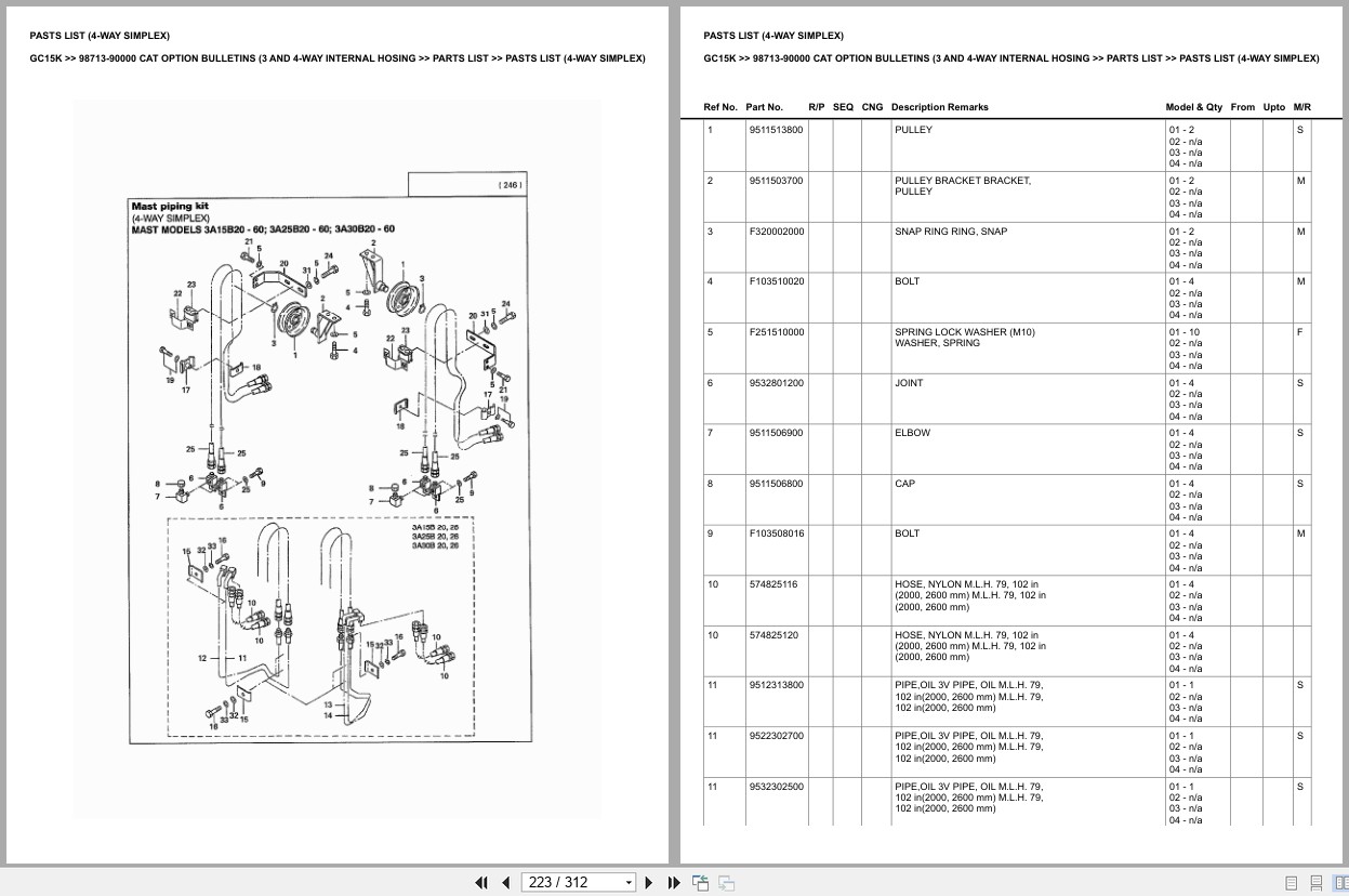 Caterpillar Forklift GC15K Europe Parts Catalog (2)