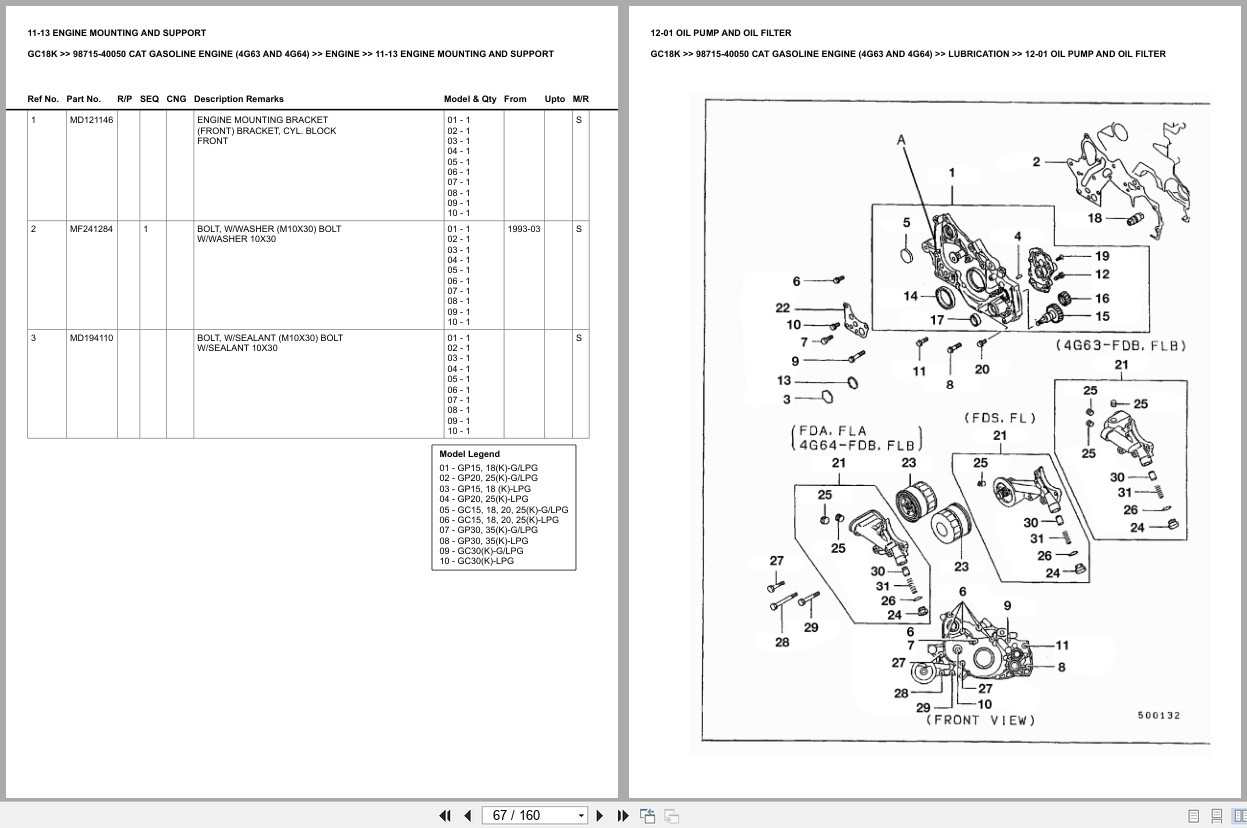 Caterpillar Forklift GC18K Europe Parts Catalog (2)