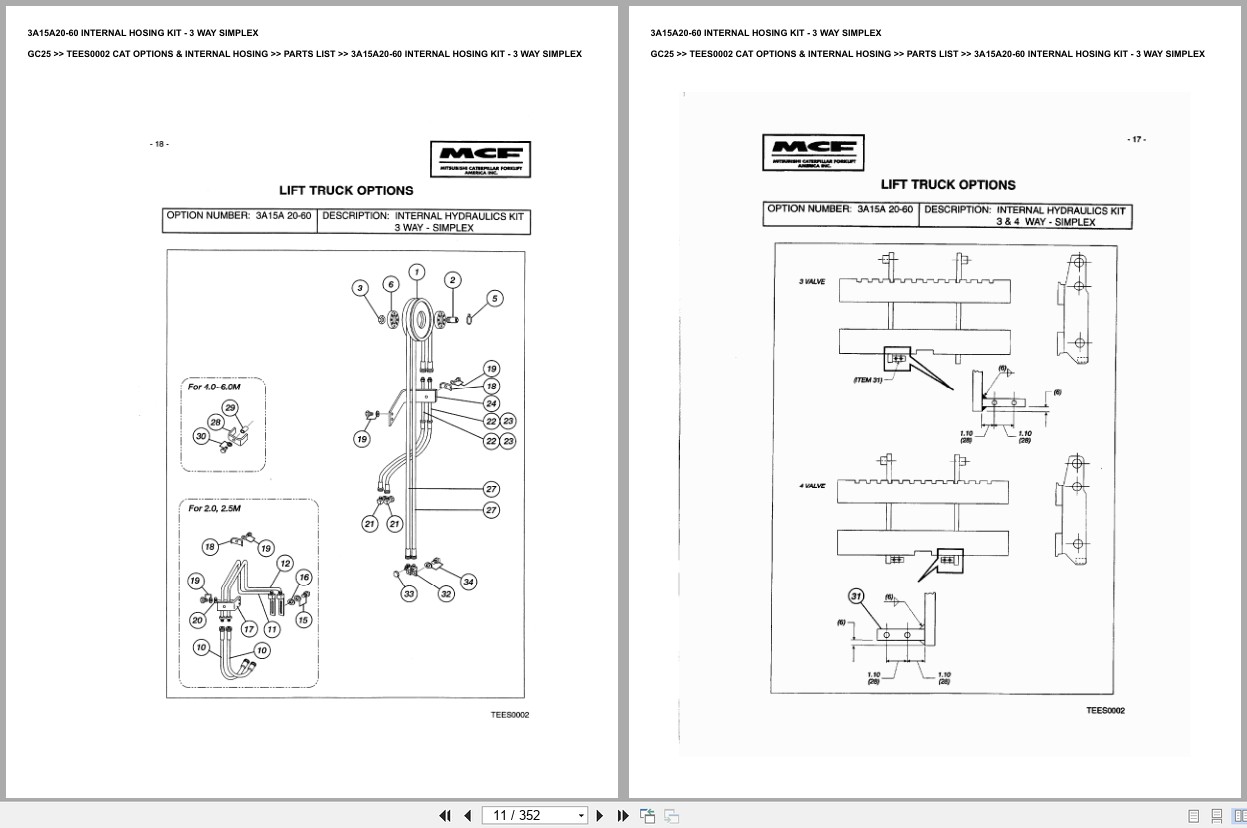 Caterpillar Forklift GC25 Europe Parts Catalog (2)