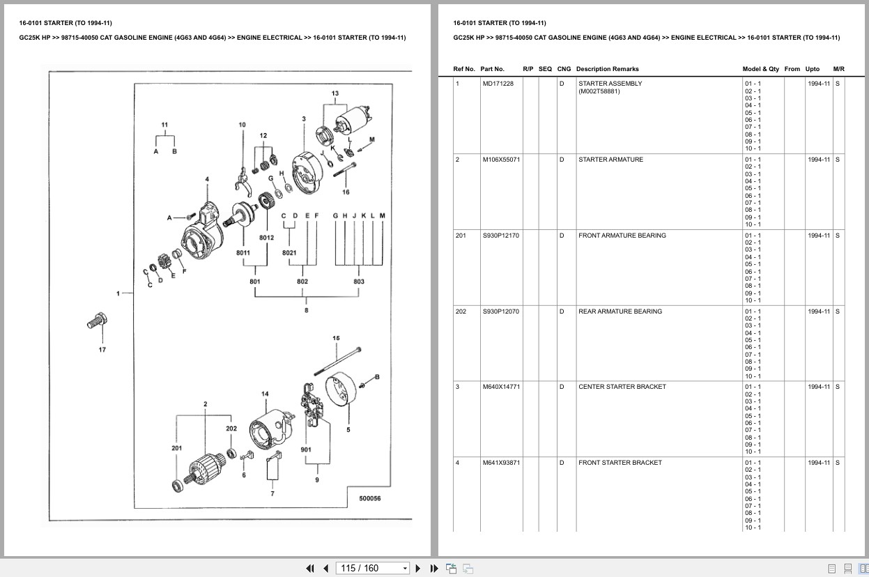 Caterpillar Forklift GC25K HP Europe Parts Catalog (2)