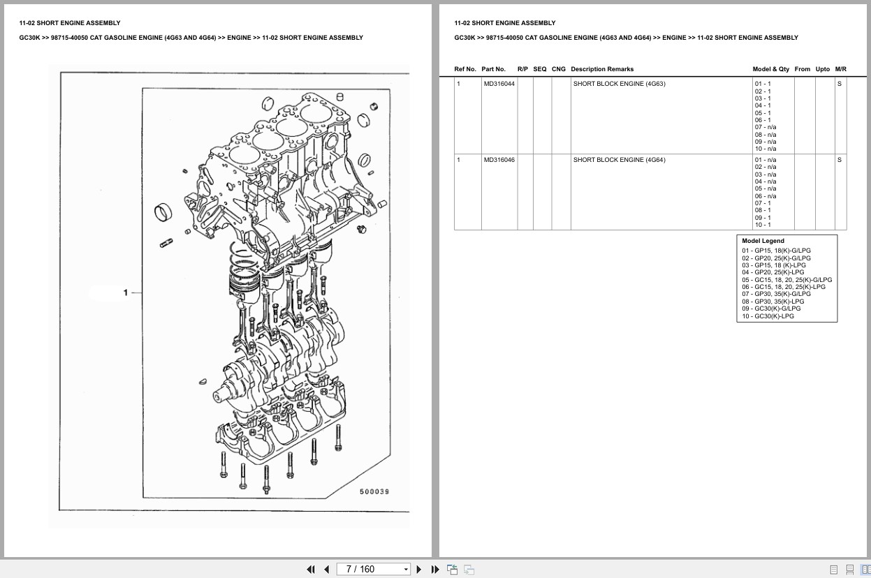 Caterpillar Forklift GC30K Europe Parts Catalog (2)