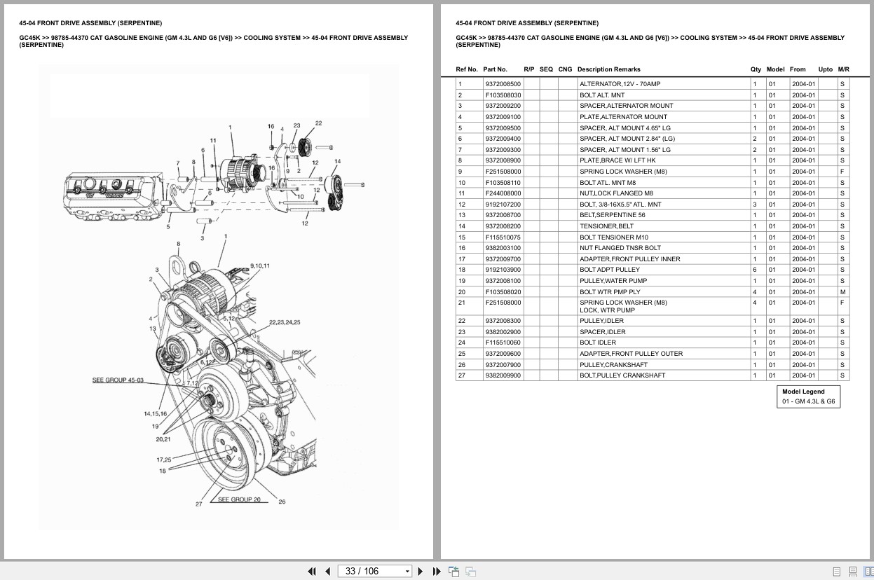 Caterpillar Forklift GC45K Europe Parts Catalog (2)