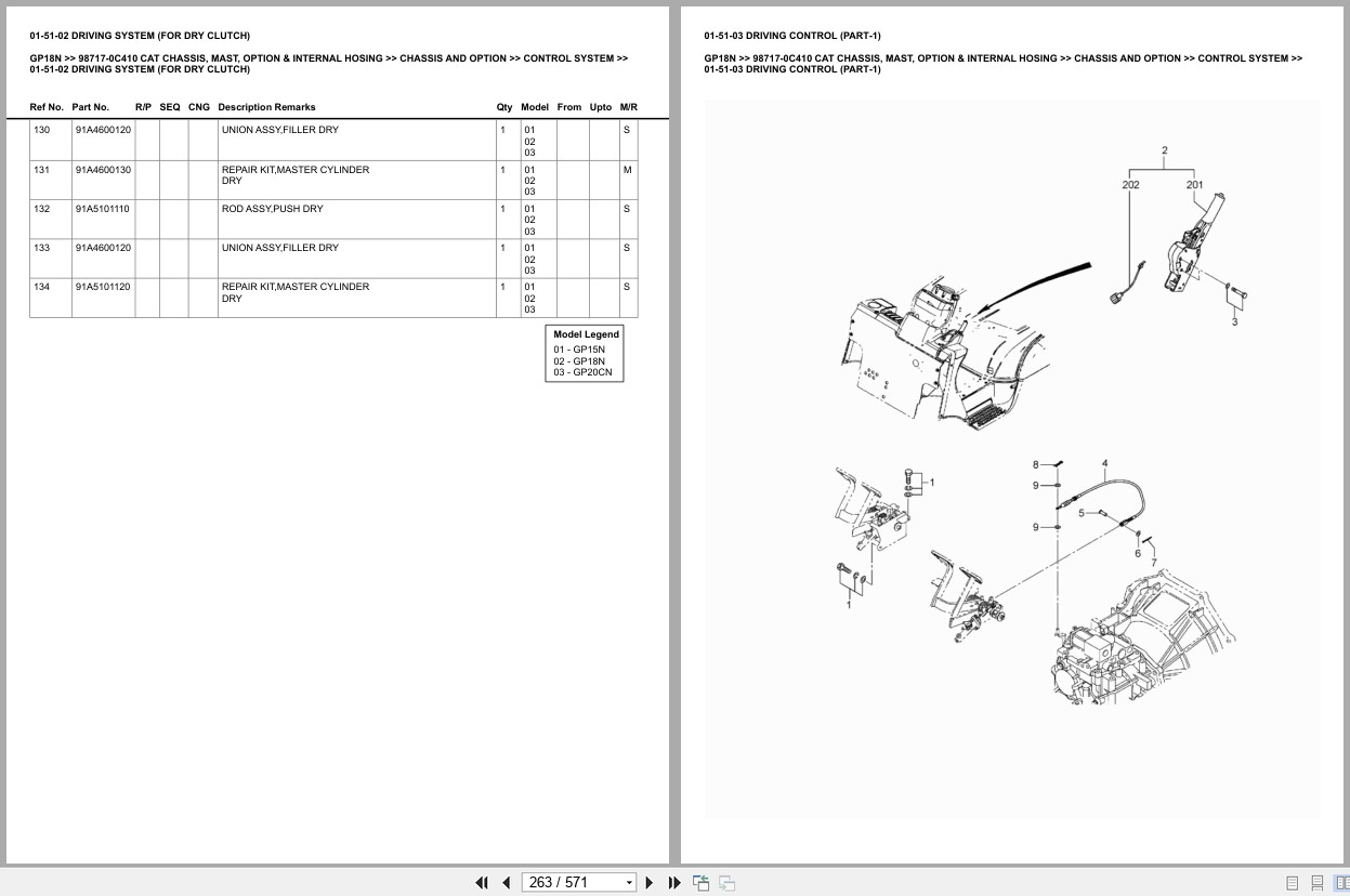 Caterpillar Forklift GP18N Europe Parts Catalog (2)
