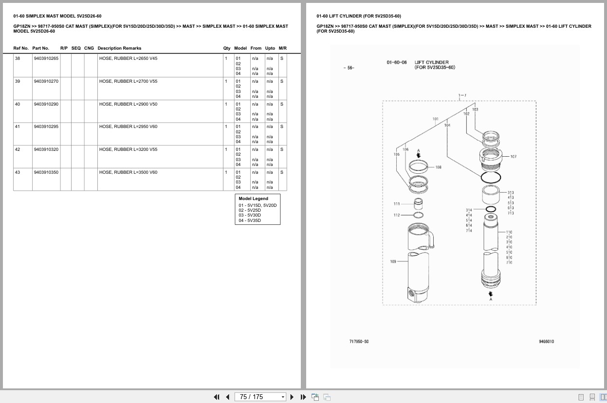 Caterpillar Forklift GP18ZN Europe Parts Catalog (2)
