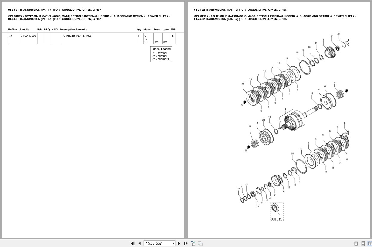 Caterpillar Forklift GP20CNT Europe Parts Catalog (2)