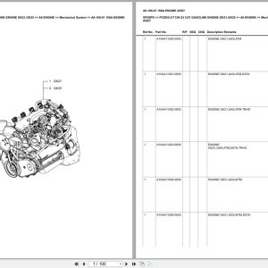 Caterpillar Forklift GP30PD Europe Parts Catalog (1)