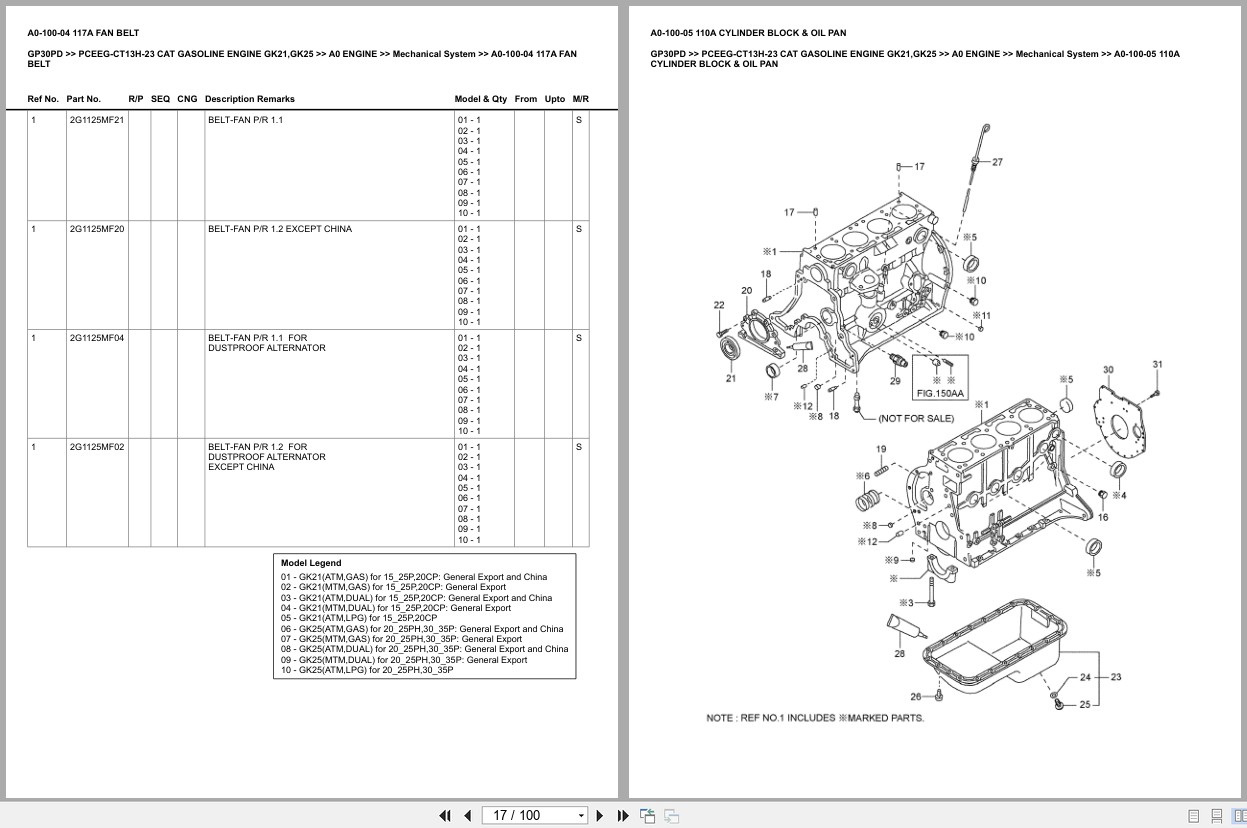 Caterpillar Forklift GP30PD Europe Parts Catalog (2)