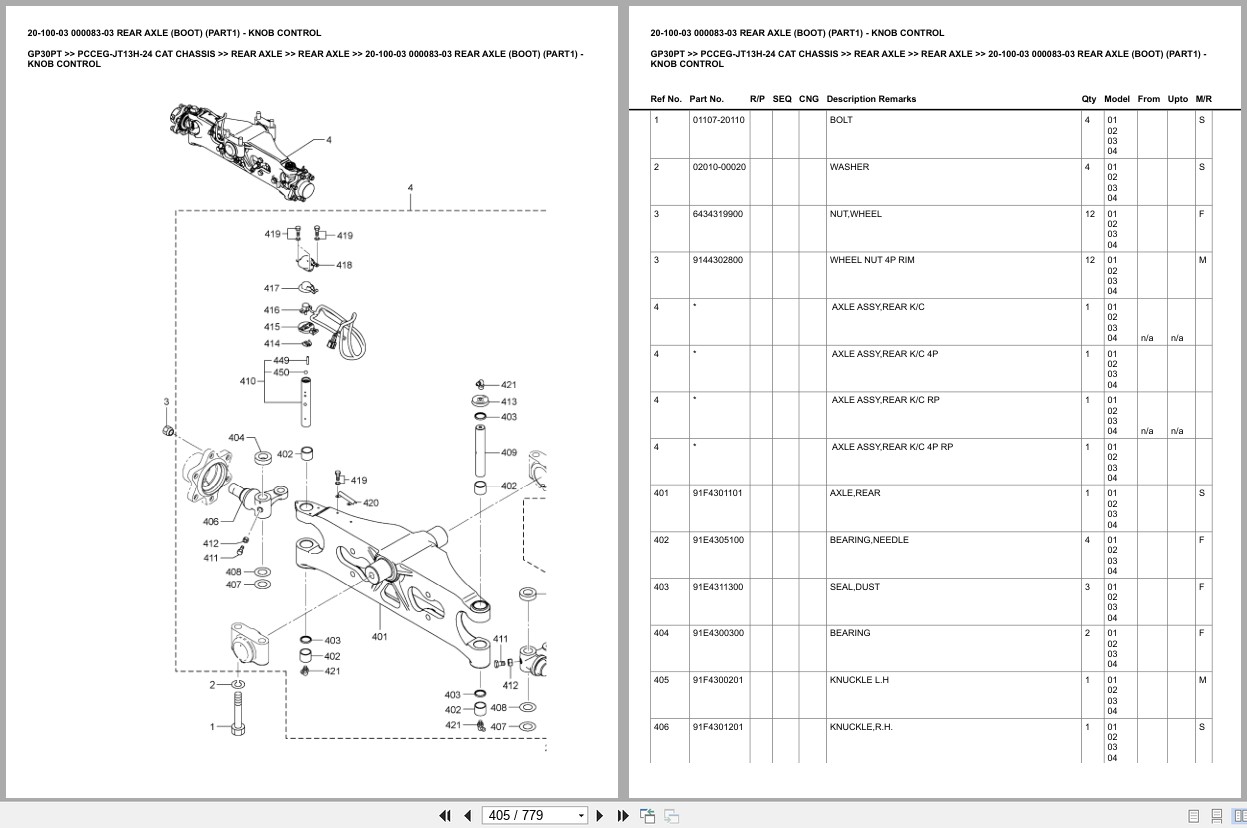 Caterpillar Forklift GP30PT Europe Parts Catalog (2)