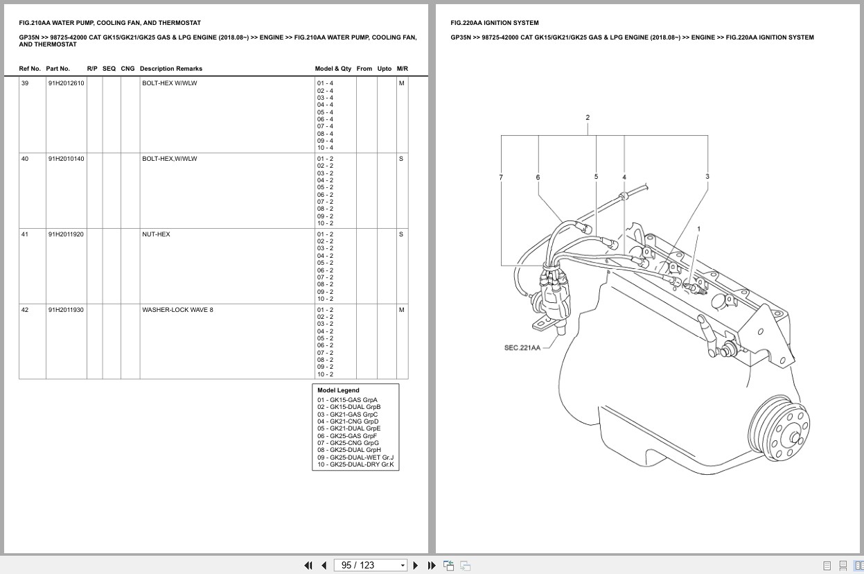 Caterpillar Forklift GP35N Europe Parts Catalog (2)