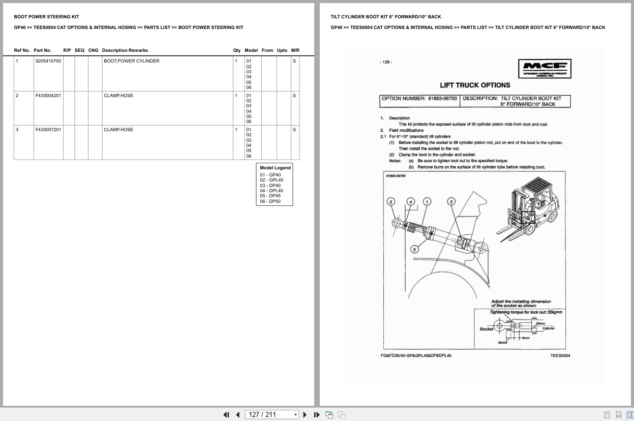 Caterpillar Forklift GP40 Europe Parts Catalog (2)