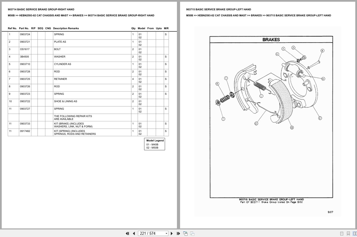 Caterpillar Forklift M50B Europe Parts Catalog (2)