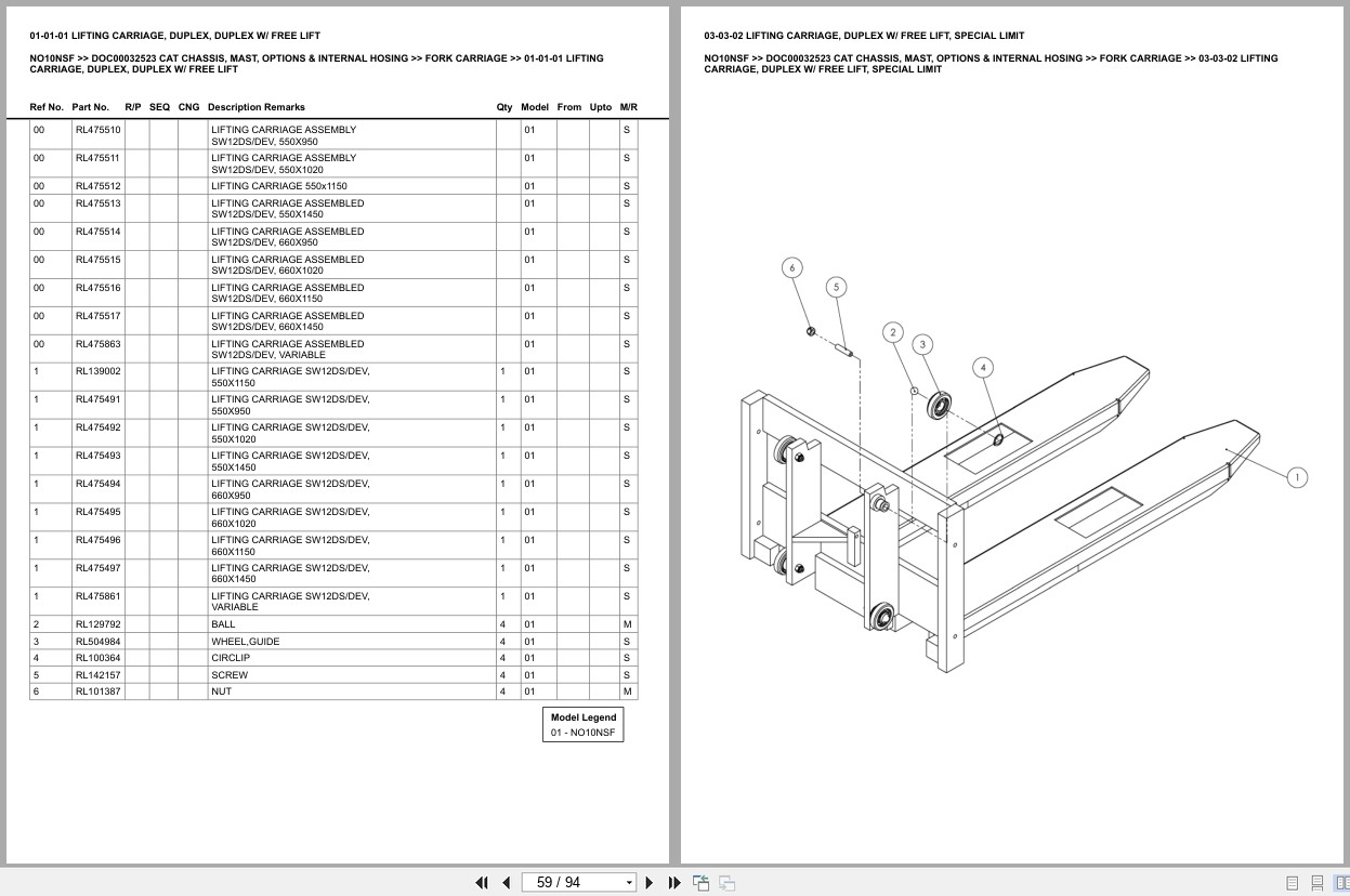 Caterpillar Forklift NO10NSF Europe Parts Catalog (2)