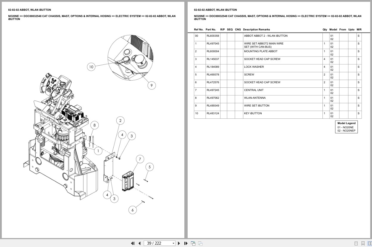 Caterpillar Forklift NO20NE Europe Parts Catalog (2)