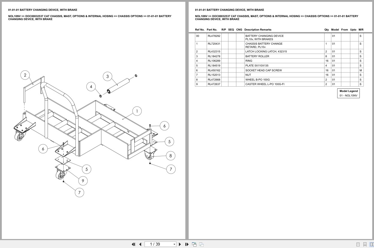 Caterpillar Forklift NOL10NV Europe Parts Catalog (1)