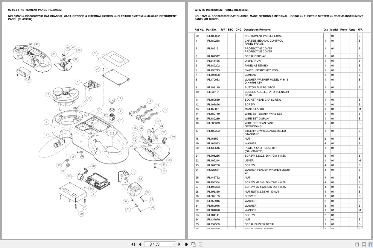 Caterpillar Forklift NOL10NV Europe Parts Catalog (2)