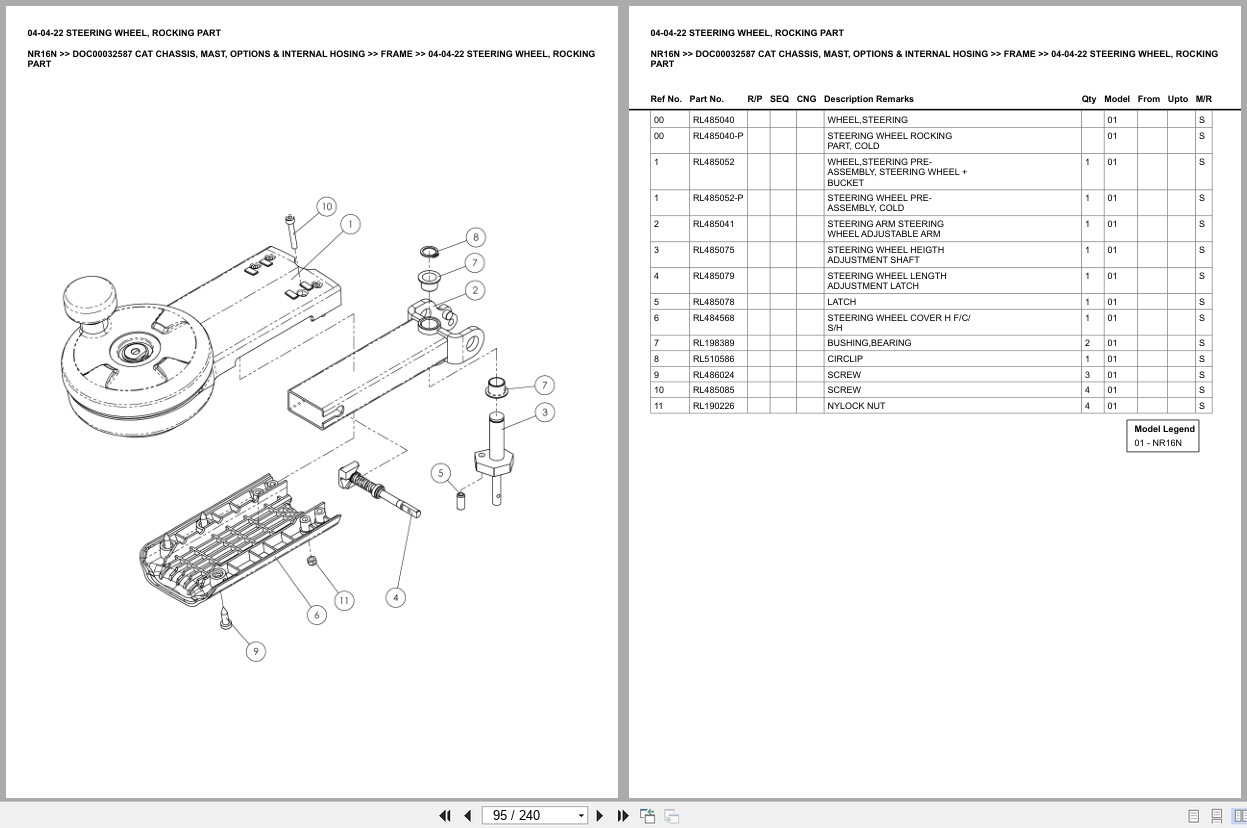 Caterpillar Forklift NR16N Europe Parts Catalog (2)