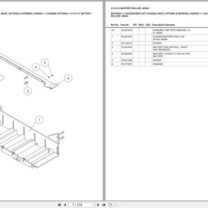 Caterpillar Forklift NR16NHC Europe Parts Catalog (1)