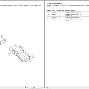 Caterpillar Forklift NSR16N Europe Parts Catalog (1)