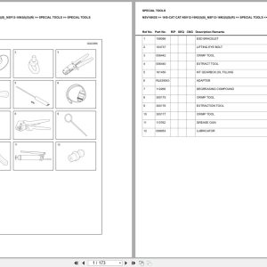 Caterpillar Forklift NSV16N3S 1HS NSV12 16N3(I)(S) NSF12 16N3(I)(S)(R) Europe Parts Catalog (1)