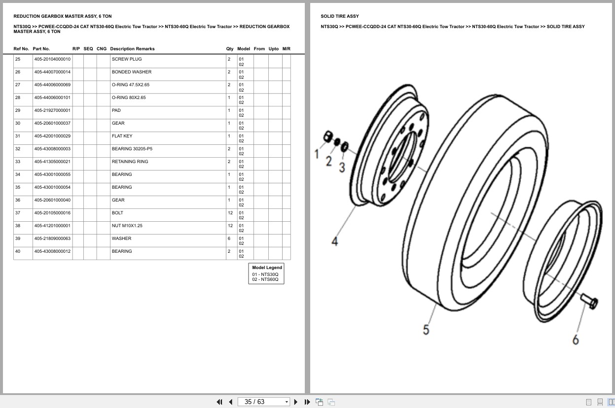Caterpillar Forklift NTS30Q Europe Parts Catalog (2)