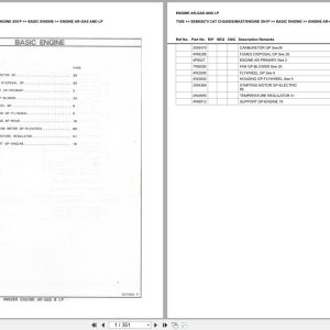 Caterpillar Forklift T50E Europe Parts Catalog (1)