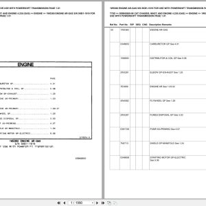 Caterpillar Forklift T70D Europe Parts Catalog (1)