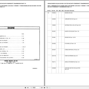 Caterpillar Forklift T80D Europe Parts Catalog (1)