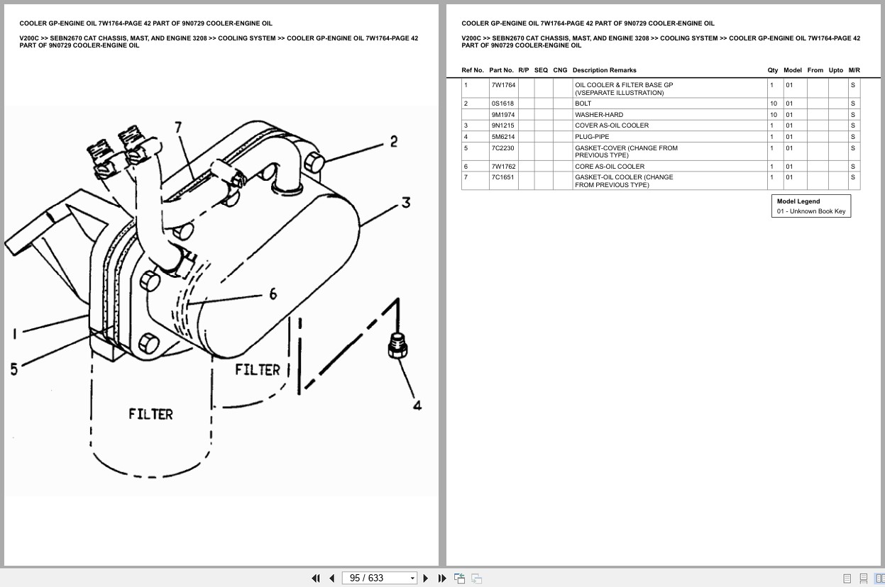 Caterpillar Forklift V200C Europe Parts Catalog (2)