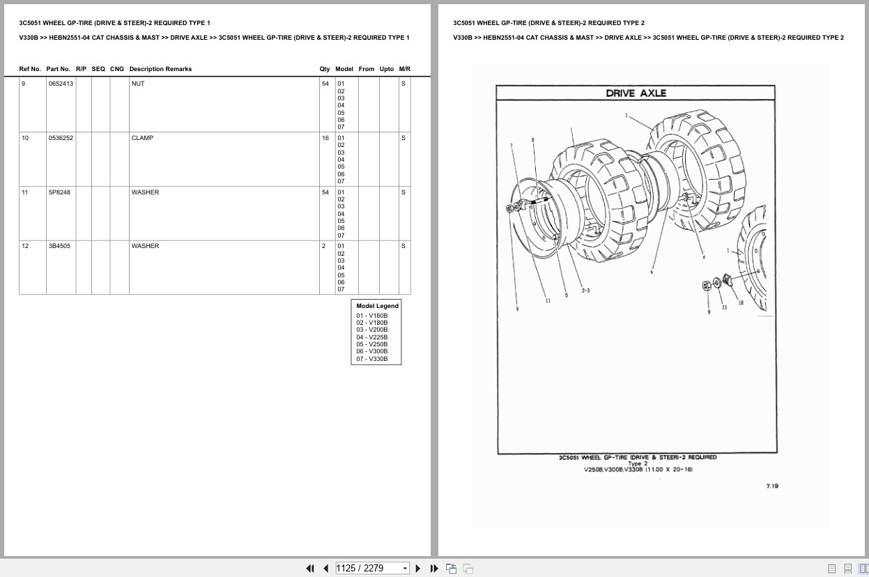 Caterpillar Forklift V330B Europe Parts Catalog (2)