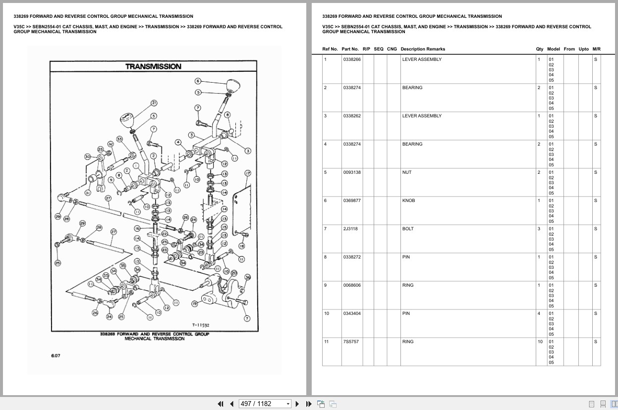 Caterpillar Forklift V35C Europe Parts Catalog (2)