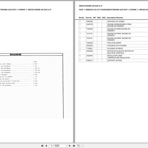 Caterpillar Forklift V40D Europe Parts Catalog (1)