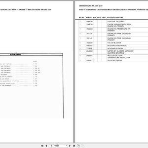 Caterpillar Forklift V50D Europe Parts Catalog (1)