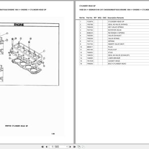 Caterpillar Forklift V50D SA Europe Parts Catalog (1)