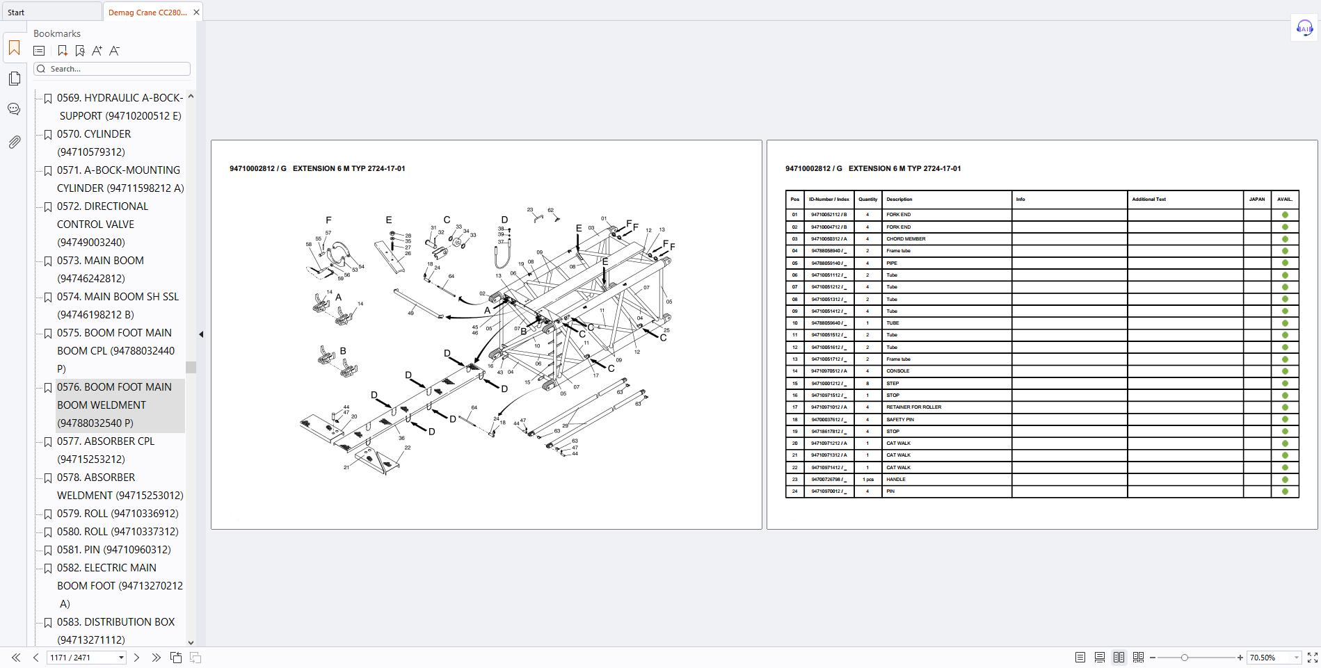 Demag Crane CC2800 62173 Spare Parts Catalog (2)
