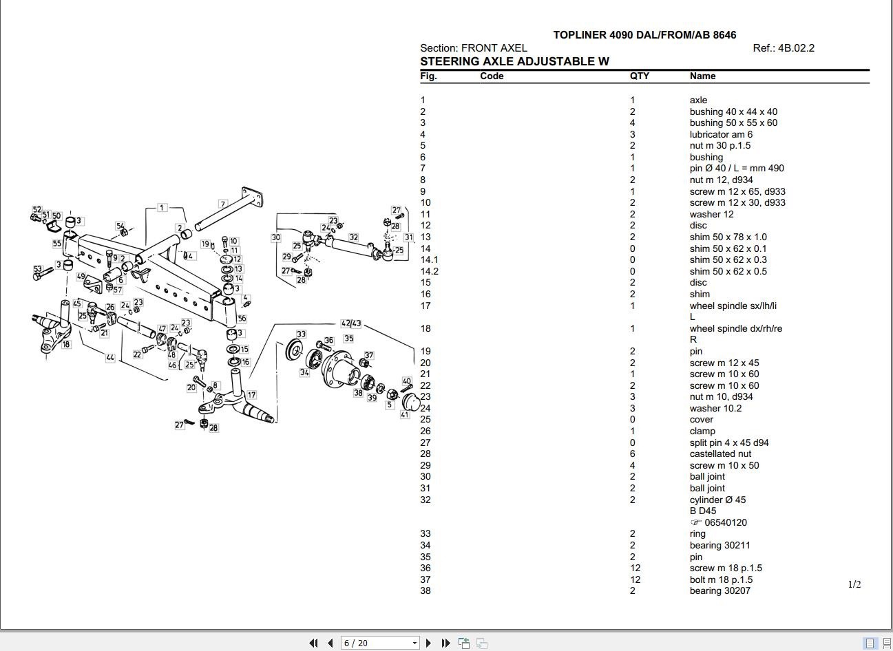 Deutz Fahr Harvester TopLiner 4090 Parts Catalog (2)