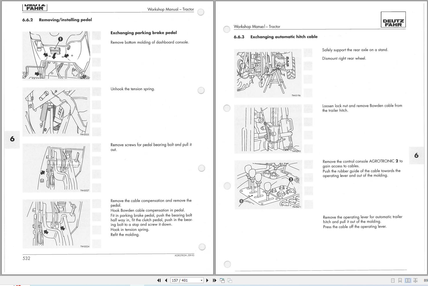 Deutz Fahr Tractor Agrotron 4.70 to 6.45 Workshop Manual (2)