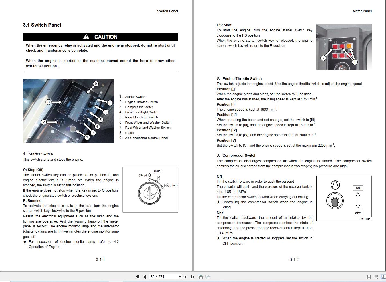 Furukawa Crawler Drill HCR1200 DSIII Operation Maintenance Manual HCR1200 DSIII F103E (2)