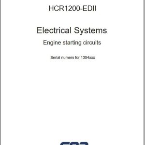 Furukawa Crawler Drill HCR1200 ED II Engine Starting Diagram (1)