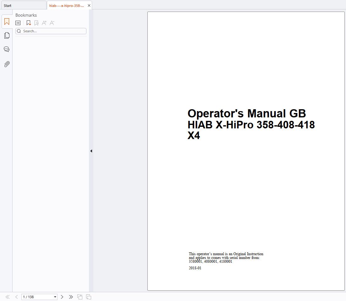 HIAB Crane X HiPro 358 408 418 X4 Operators Manual 2018 (1)