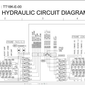 Hitachi Excavator EX1900 6 Electric and Hydraulic Diagrams TT18K E 00 1