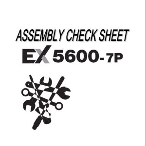 Hitachi Mining Excavator EX5600 7 Assembly Check Sheet 1