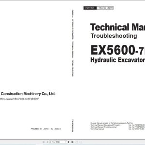 Hitachi Mining Excavator EX5600 7P Cummins FCO Technical Manual Troubleshooting 20250610 1