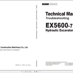 Hitachi Mining Excavator EX5600 7P Cummins FCO Technical Manual Troubleshooting 20250625 1