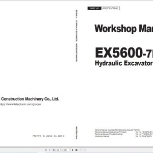 Hitachi Mining Excavator EX5600 7P Cummins FCO Workshop Manual 1