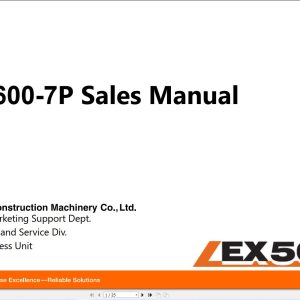 Hitachi Mining Excavator EX5600 7P Sale Manual 10.2025 1